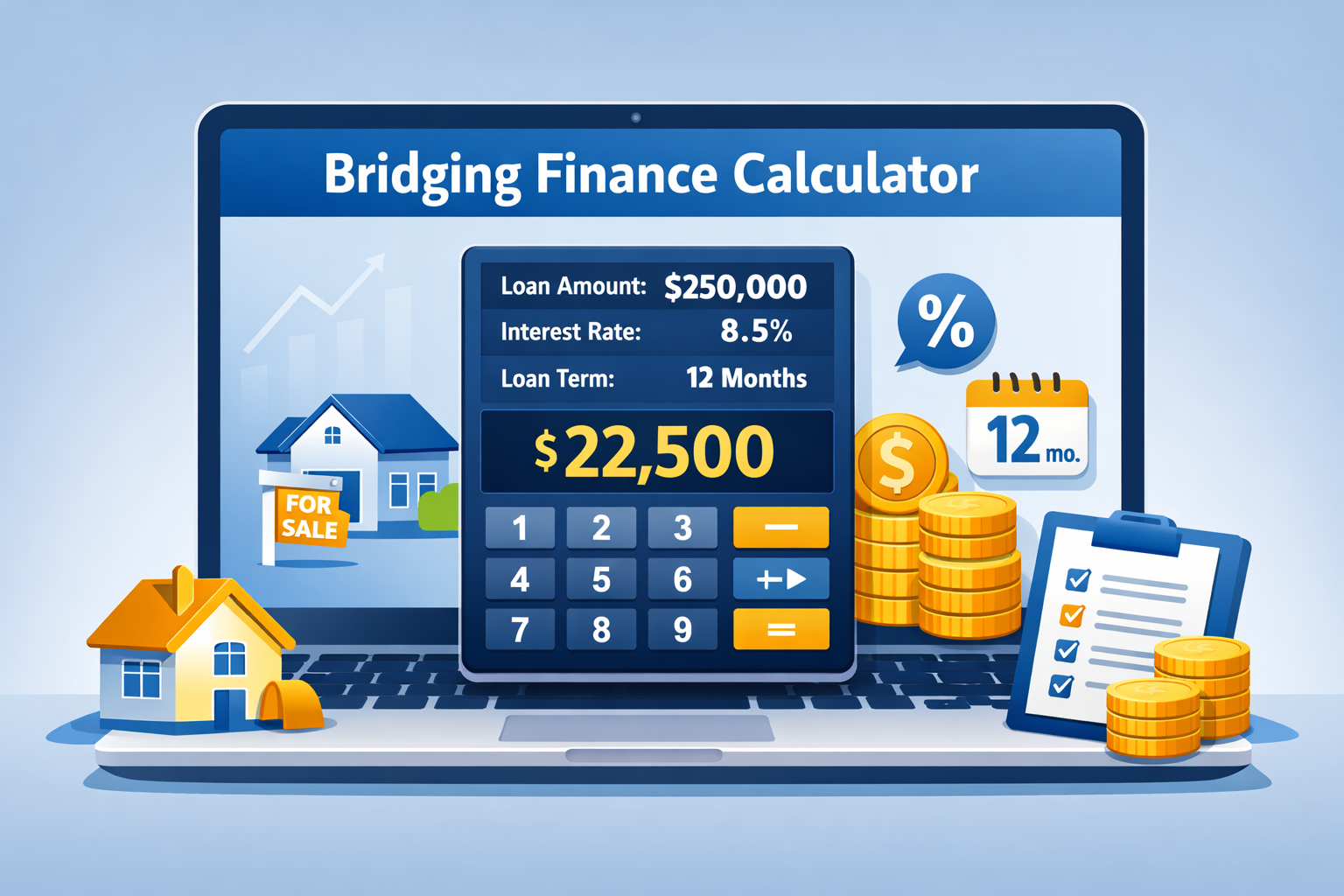 Bridging Finance Calculator: Estimate Bridging Loan Costs Instantly